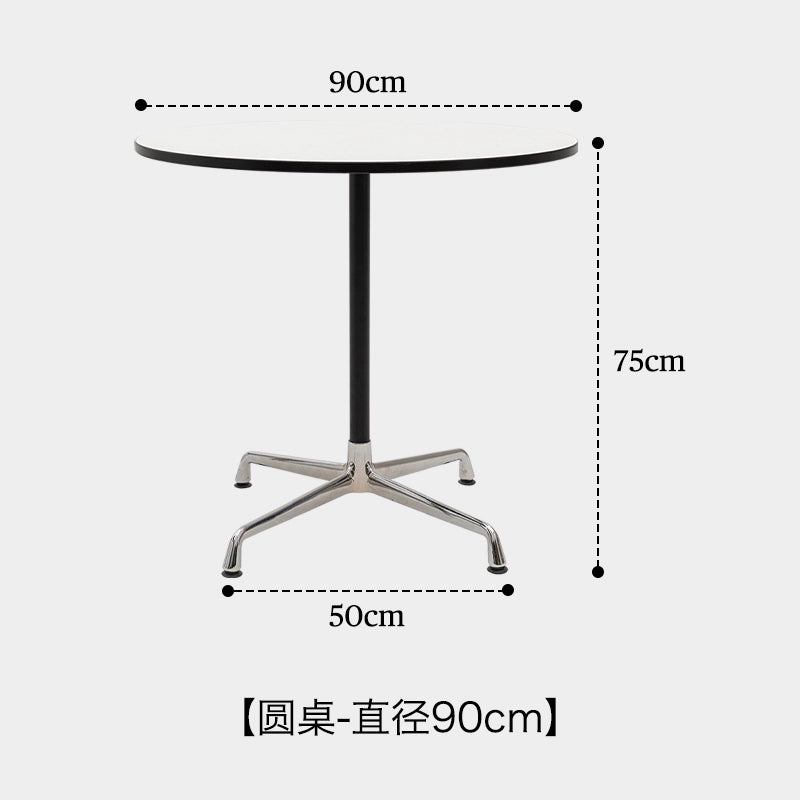 Eames runder Tisch mittelalterlicher Esstisch kleine Wohnung Haushalt Internet-Prominente Ins-Stil quadratischer Retro-Couchtisch 