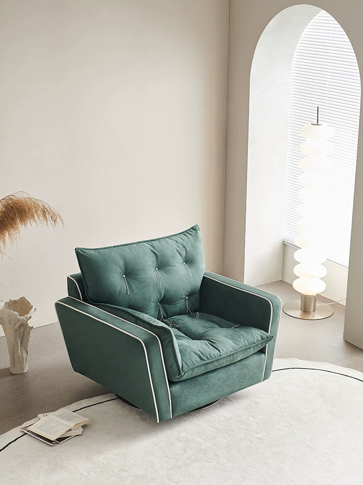 Baxter Single Sofa Comfortable Down Rotating Single Chair Italian Minimalist Sorrento Lazy Sofa Recliner