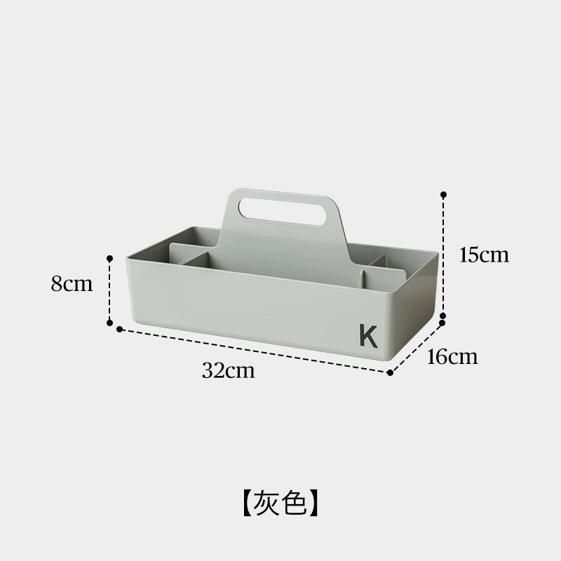 Schreibtisch-Aufbewahrungsbox im Industriestil, Aufbewahrungsbox für Kosmetika, mittelalterlicher Schweizer Vitra-Werkzeugkorb 