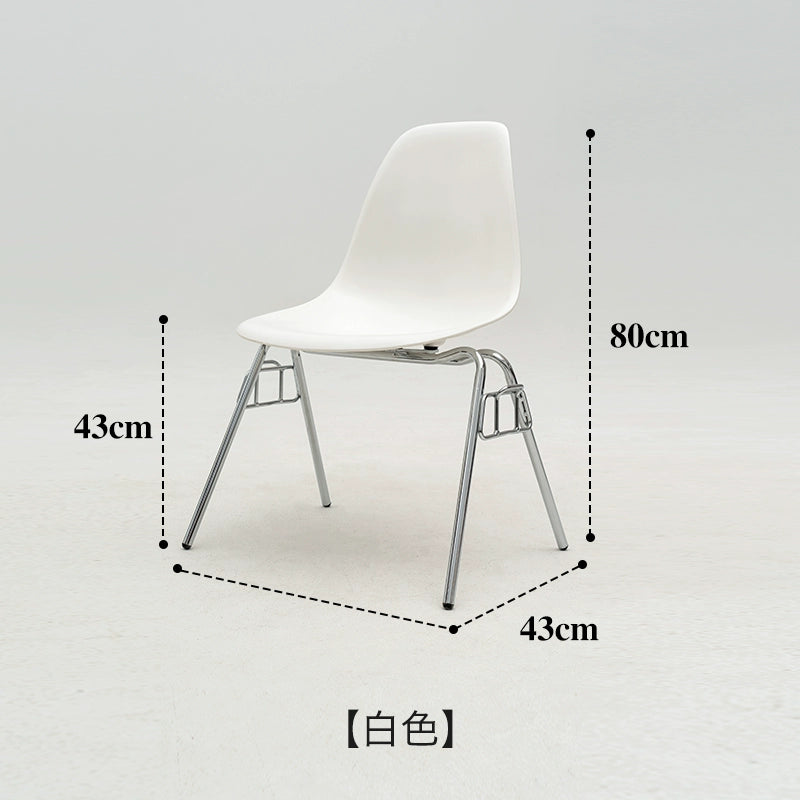 Eames Stuhl Mittelalterlicher Designer Esszimmerstuhl Ins Popularins Einfacher Stuhl mit Rückenlehne 