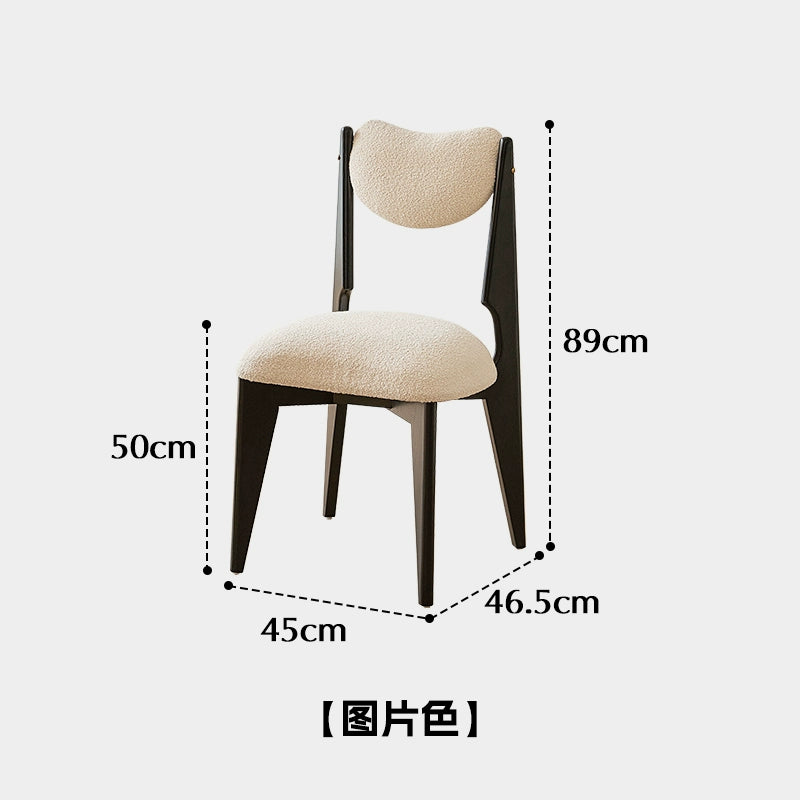 Nordic massivholz esszimmer stuhl mittelalterlichen modell zimmer kreative stuhl weiche tasche lamm wolle dressing hocker licht luxus 