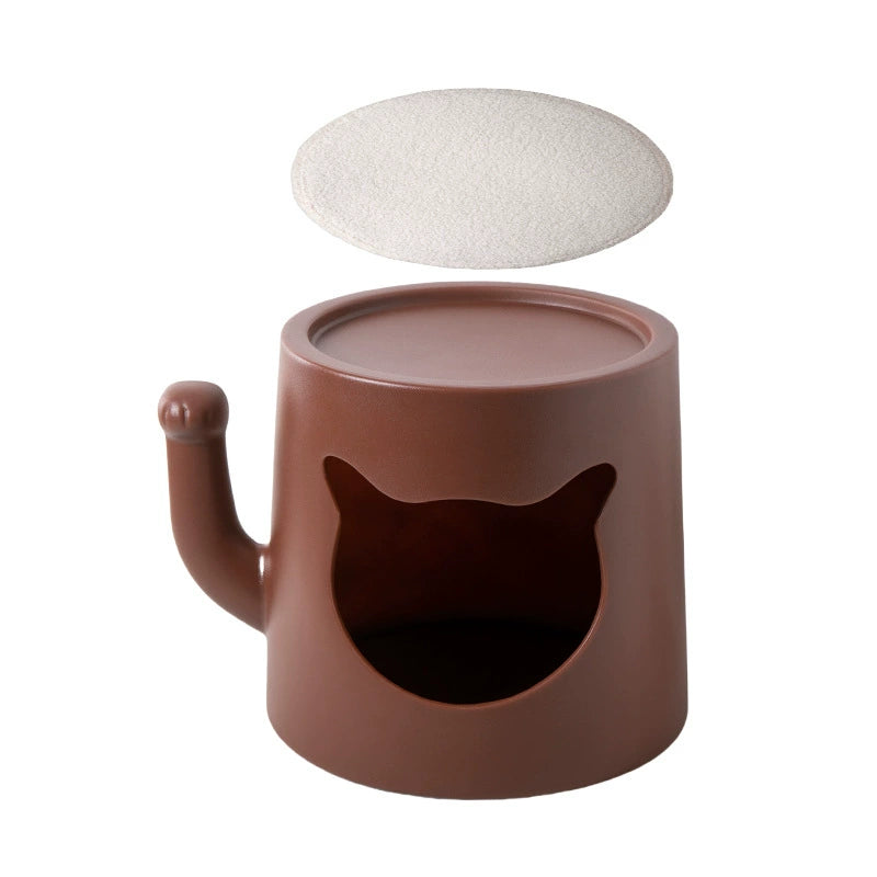 Lucky Cat Couchtisch Katzennest Kreative Cartoon Seite Paar Multifunktionale Lagerung Sofa Regal Nachttisch