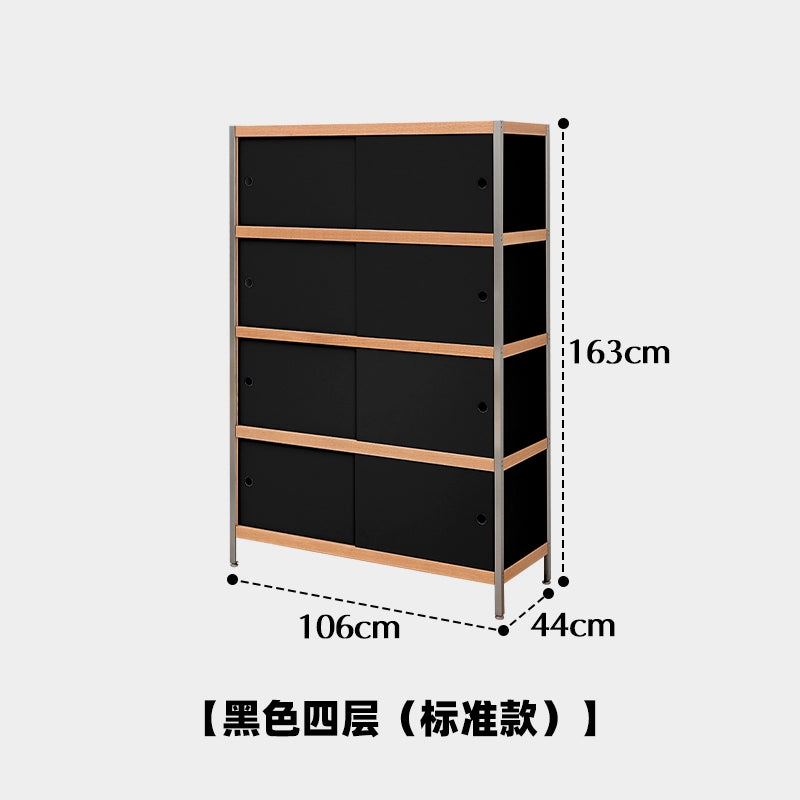 Massivholz Esszimmer Side Schrank an der Wand Locker Licht Luxus High-End Wohnzimmer Kombination Lagerregal Retro 