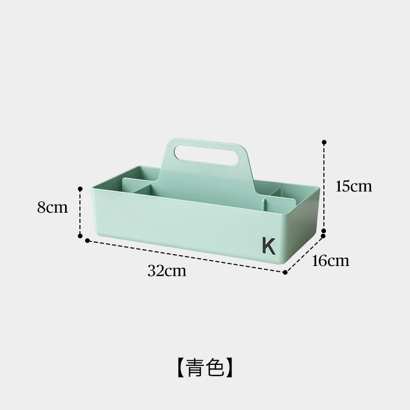 Schreibtisch-Aufbewahrungsbox im Industriestil, Aufbewahrungsbox für Kosmetika, mittelalterlicher Schweizer Vitra-Werkzeugkorb 