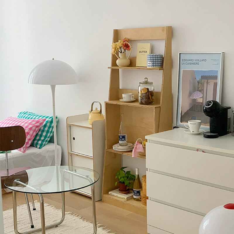 Boden-bis-Decke-Regal aus massivem Holz, mittelalterliches Wandregal, koreanisches Ins-Stil, Zeitschriften-Bücherregal, Marine-Brett 