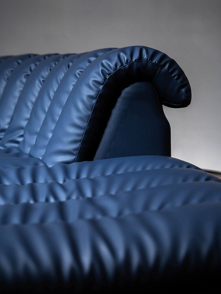 Italian Light Luxury Leather Snake Sofa DS600 Curved Sofa Villa Large Flat Layer Designer Module Combination