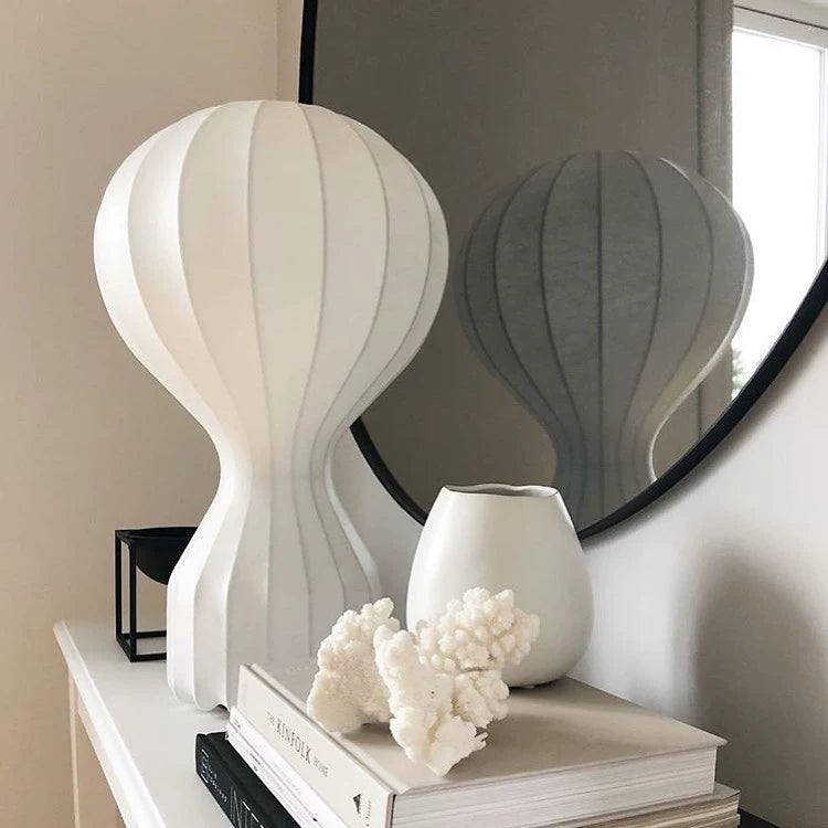 Seidenlampe Einfache Ins Nachttischlampe Warmes Schlafzimmer Umgebungslicht Modellzimmer Dekoratives Licht Italien 