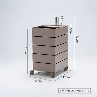 Mehrschichtiger Lagerschrank, drehbar, abnehmbar, Ins Popularins Wind, Nachttisch, Kosmetikschrank, einfach 