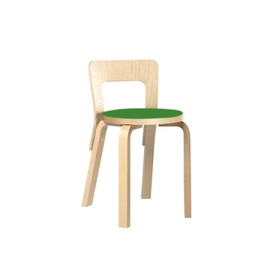 Mittelalterlicher Esszimmerstuhl aus Massivholz von Artek, einfacher kleiner Apartmentstuhl, klassischer Hocker mit Rückenlehne 