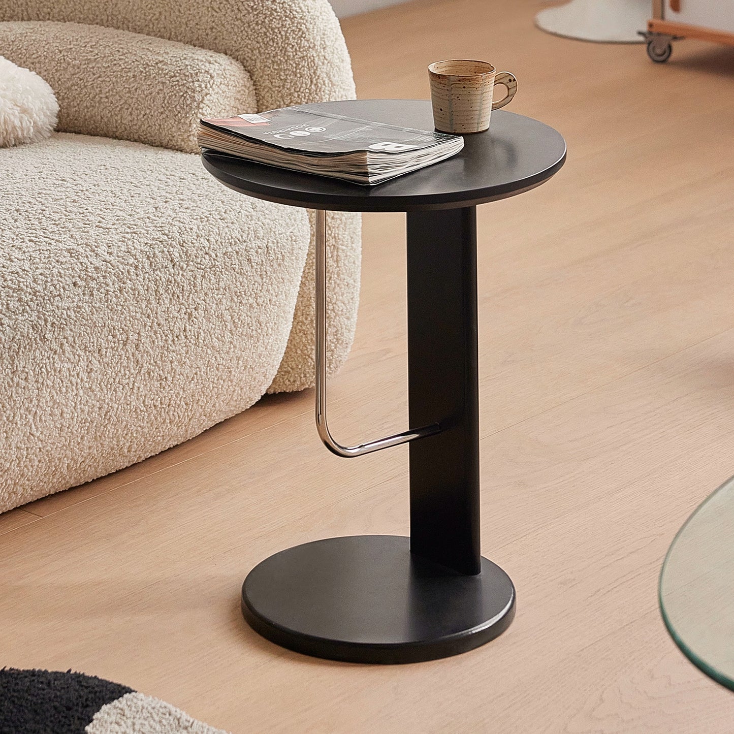 Massivholz retro kaffee tisch minimalistischen wohnzimmer sofa seite paar hause designer balkon ecke paar kreative 