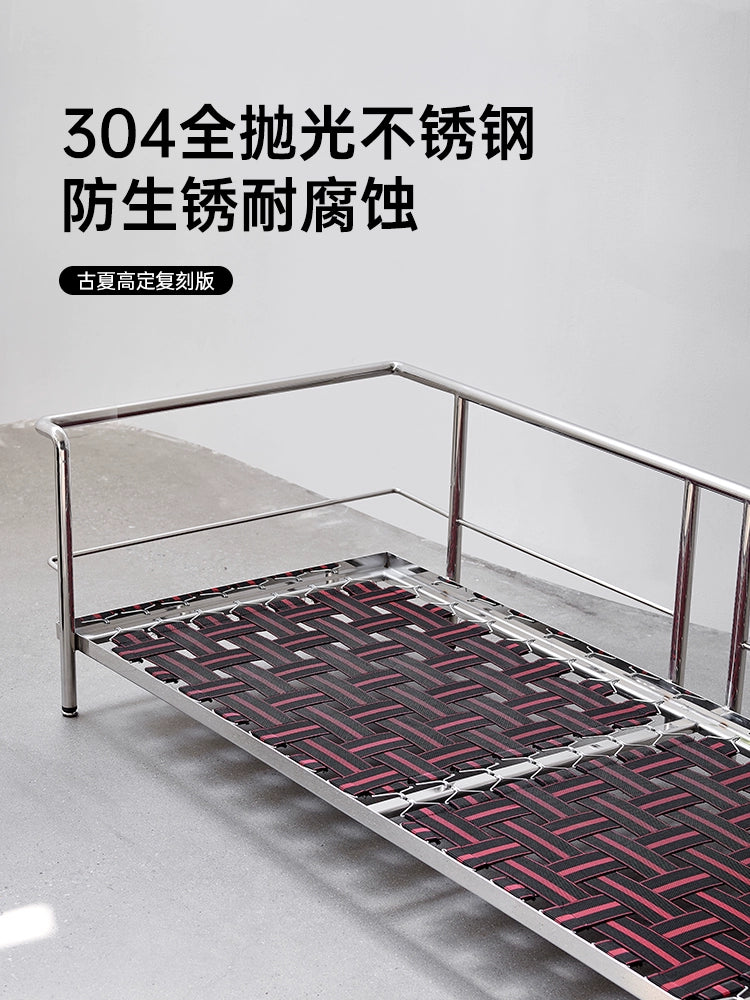 Corbusier LC3 Sofa Medieval Oil Wax Leather Living Room Three-person Straight Row Sofa