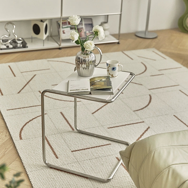 Aligned Chio B10 Side Table Sofa Coffee Table Simple Modern Shelf Korean Ins PopularIns Style Square Table
