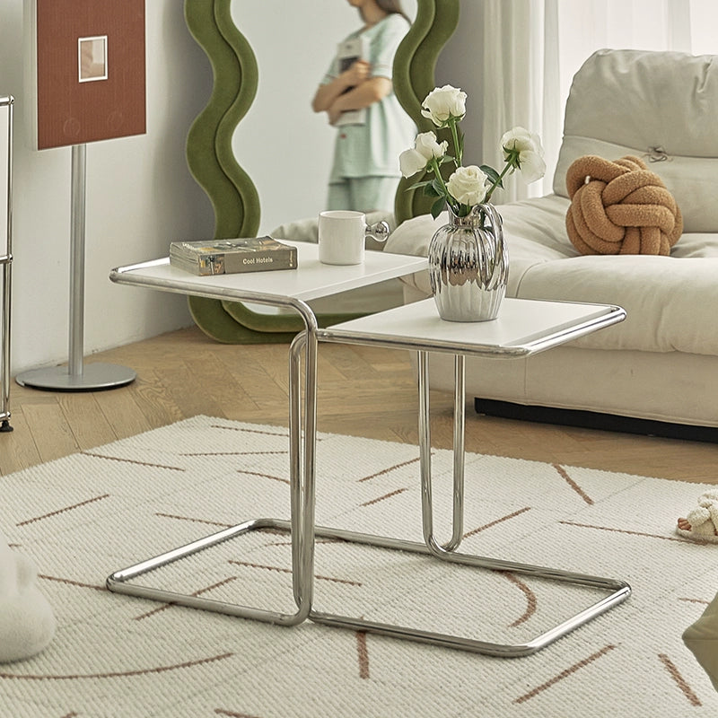 Aligned Chio B10 Side Table Sofa Coffee Table Simple Modern Shelf Korean Ins PopularIns Style Square Table
