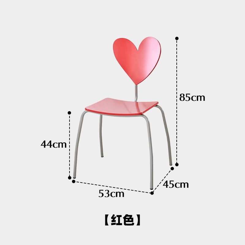 Liebesstuhl mittelalterlicher Ins Popularins-Stil Esszimmerstuhl Home Creative Art Sense Hocker Rückenlehne Designer 