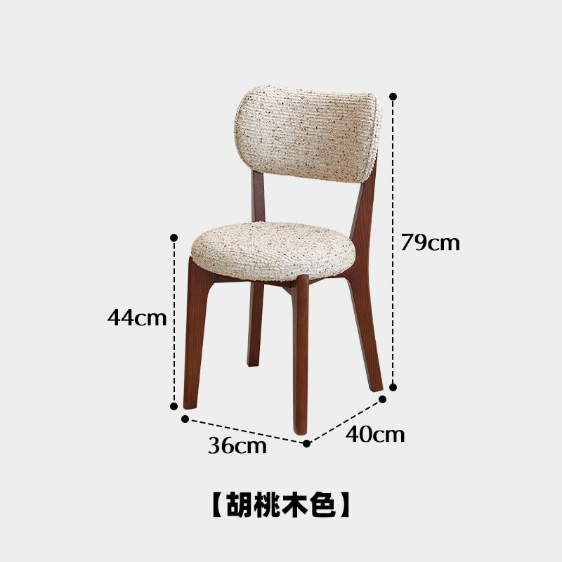 Creme wind stuhl haushalt massivholz retro esszimmer stuhl weiche tasche Ins Popularleisure rückenlehne dressing stuhl kreative 