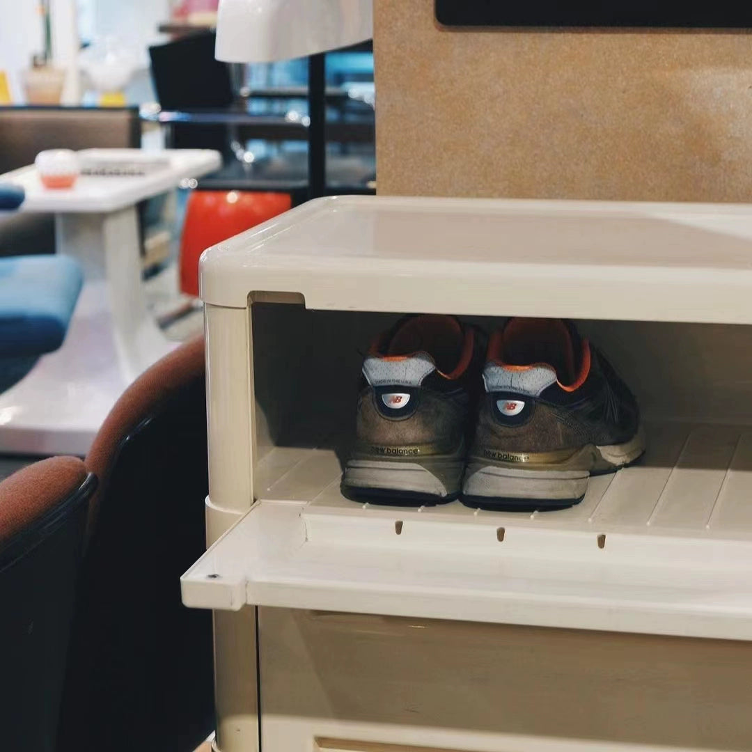 Schuhschrank im Industriestil, Haushaltstür, Eingangsbereich, Veranda, Schrank 2024, neuer mittelalterlicher Lagerschrank, mehrschichtig 