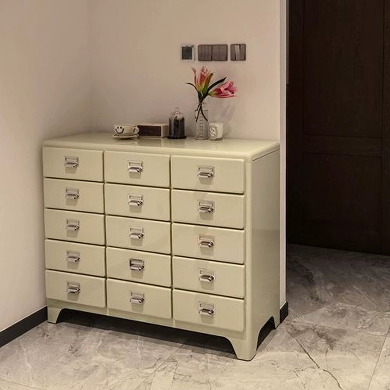 Retro Schubladenschrank mittelalterlicher Industriestil Japanischer Ins Dekorativer Spind Haushaltswohnzimmer Metallseitenschrank 