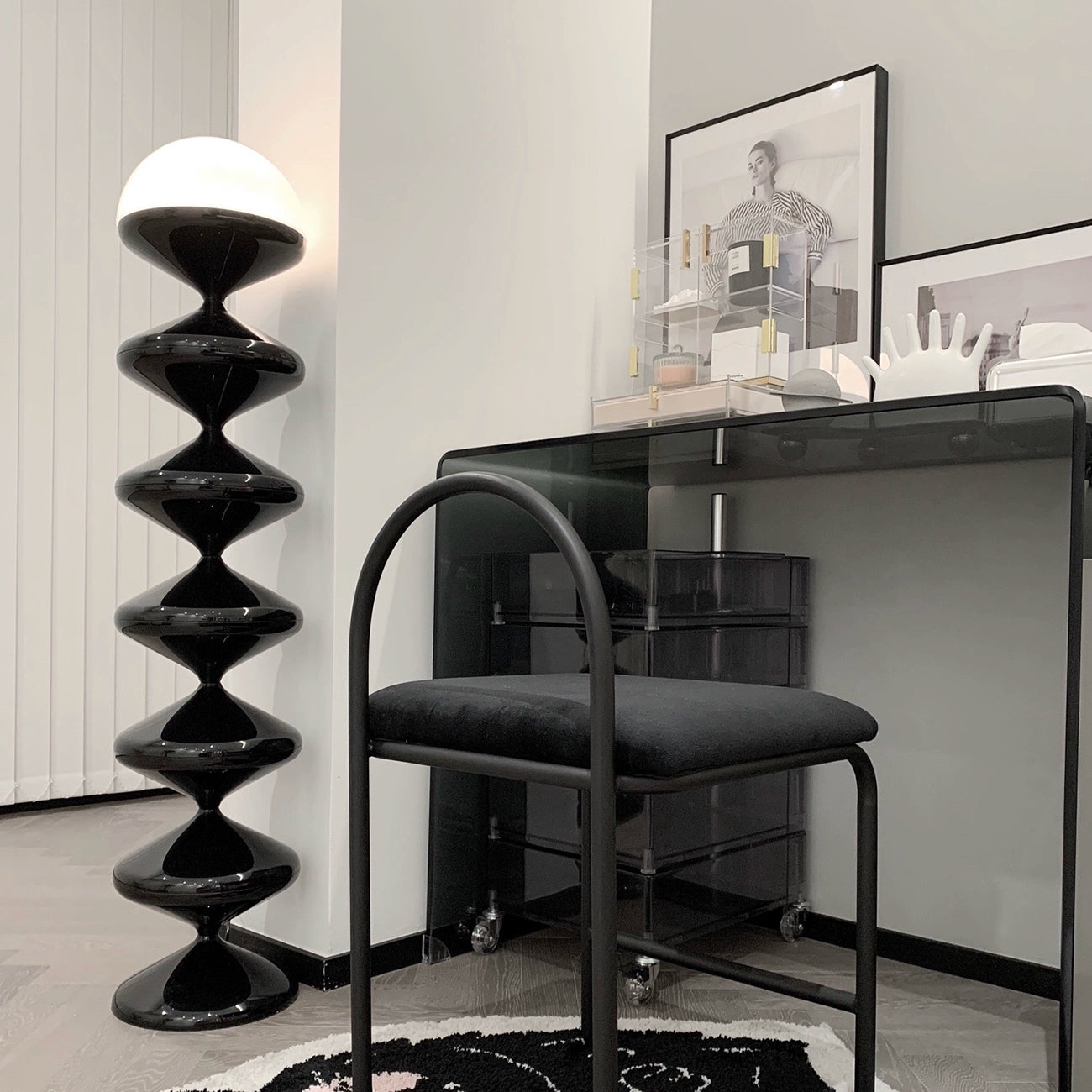 Kandierte Kürbis-Stehlampe, Bauhaus-Stil, Wohnzimmer, dekorative Stehlampe, mittelalterliche Kunst, Atmosphärenlampe, Ecklampe 