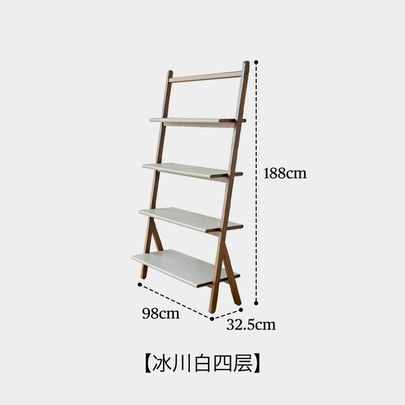 Bücherregal aus Sattelleder, mittelalterliches Replika-Regal, deckenhoher mehrschichtiger Lagerschrank, Wandregal aus Massivholz, Wohnzimmer 