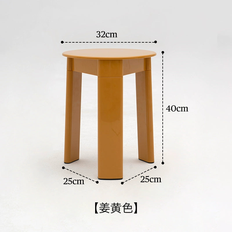 Mittelalterliche Replik Kunststoff Rundhocker Home Modern Simple Room Kleiner Stuhl Ins PopularMultifunktionaler niedriger Hocker 