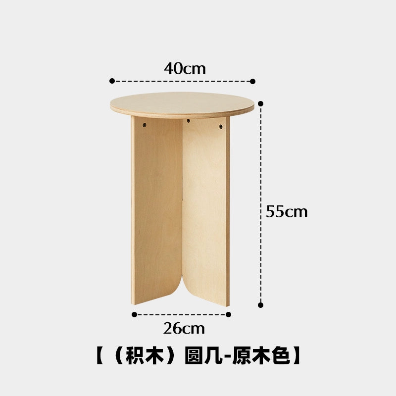 Massivholz rand paar retro sofa kaffee tisch kleine Ins Popularminimalist ecke paar Koreanische blogger runde paar kreative