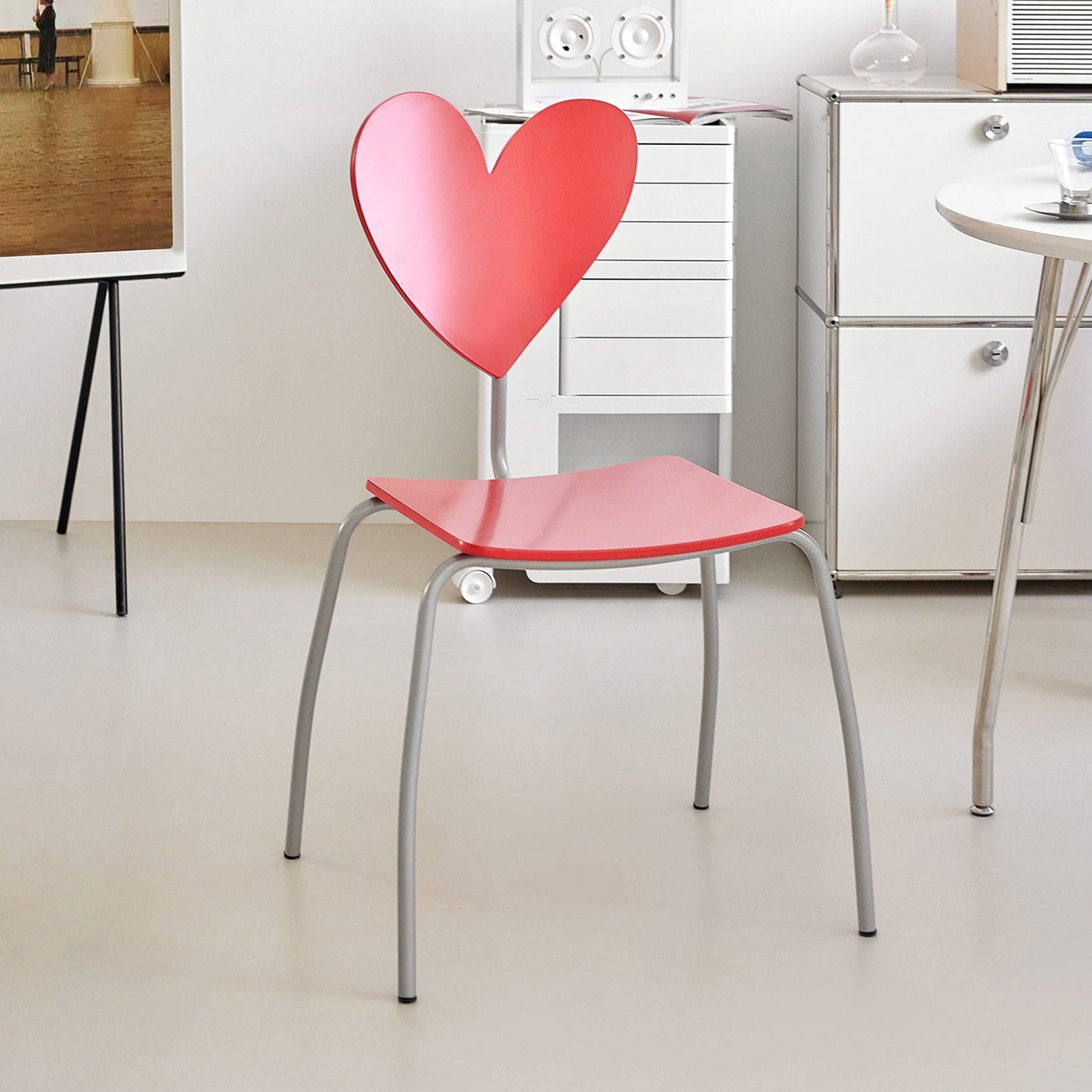 Liebesstuhl mittelalterlicher Ins Popularins-Stil Esszimmerstuhl Home Creative Art Sense Hocker Rückenlehne Designer 