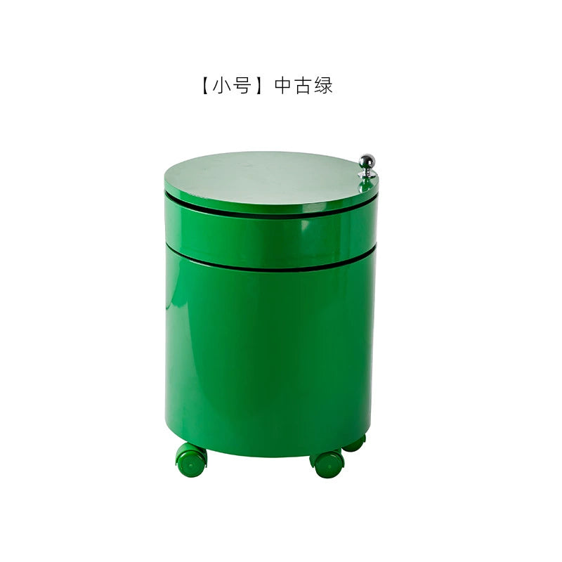 Drehbarer Lagerschrank Beistelltisch Beweglicher Nachttisch Dänischer Designer-Ess-Beistellschrank Mehrschichtiger Spind 