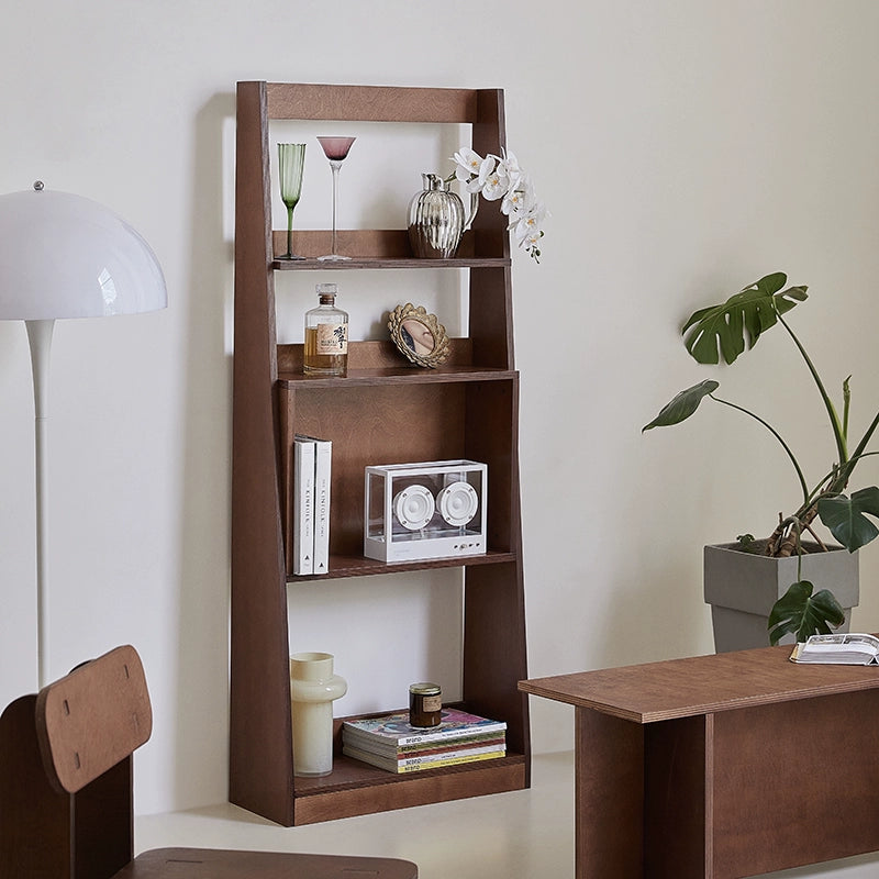 Boden-bis-Decke-Regal aus massivem Holz, mittelalterliches Wandregal, koreanisches Ins-Stil, Zeitschriften-Bücherregal, Marine-Brett 