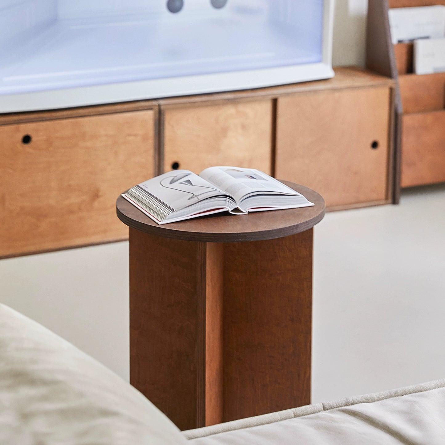 Massivholz rand paar retro sofa kaffee tisch kleine Ins Popularminimalist ecke paar Koreanische blogger runde paar kreative