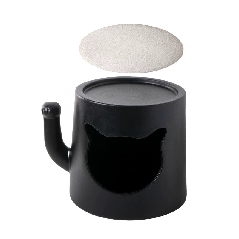 Lucky Cat Couchtisch Katzennest Kreative Cartoon Seite Paar Multifunktionale Lagerung Sofa Regal Nachttisch