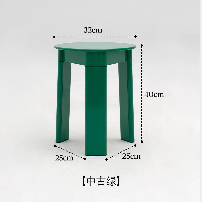 Mittelalterliche Replik Kunststoff Rundhocker Home Modern Simple Room Kleiner Stuhl Ins PopularMultifunktionaler niedriger Hocker 