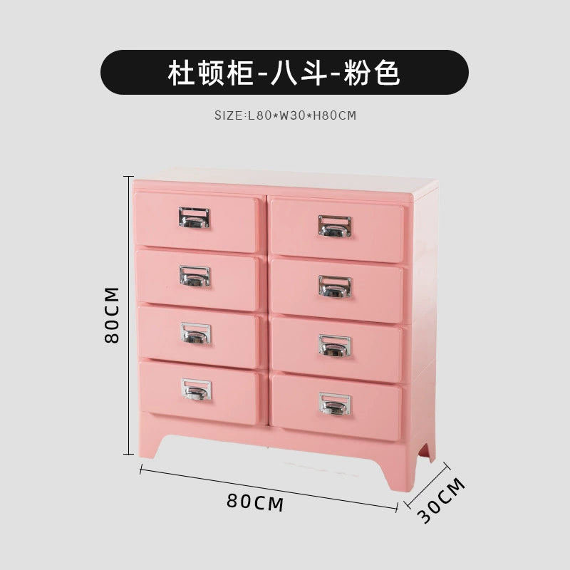 Kommode im japanischen Stil, Retro-Sofa-Seitenschrank, nordischer Stil, kreative Schlafzimmerschublade, Nachttisch 