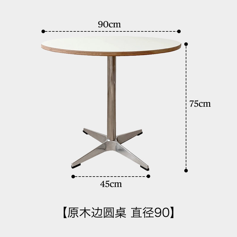 Eames runder Tisch mittelalterlicher Esstisch kleine Wohnung Haushalt Internet-Prominente Ins-Stil quadratischer Retro-Couchtisch 