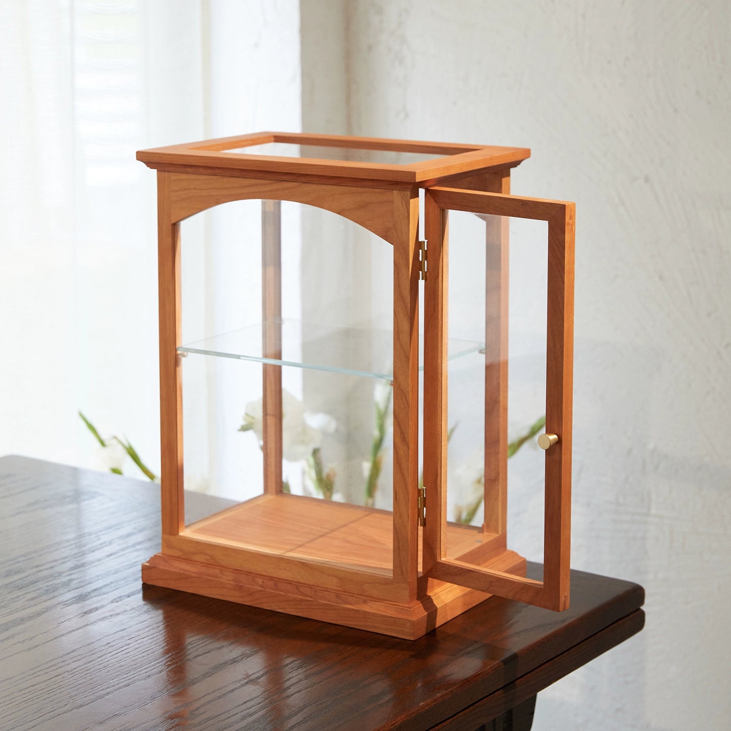 Retro Französisch Lagerschrank Home Desktop Regal Kreative Kosmetik Lagerung Transparent Schrank 