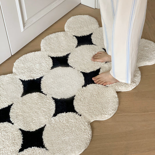 Tufted Carpet Bedroom Bedside Plush Floor Mat Into The Living Room Coffee Table Mat Thickened Nordic Ins Style