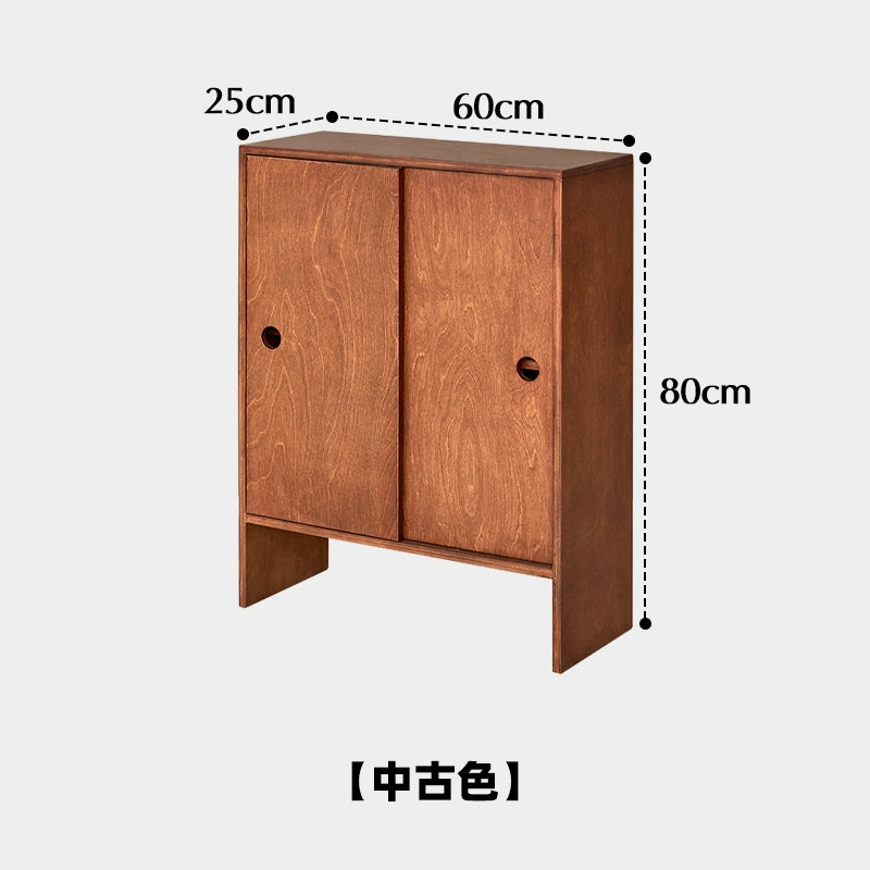 Esszimmer-Seitenschrank-Kombination Massivholzschrank Mittelalter-Lagerschrank Marine-Panel TV-Schrank Lagerboden Bücherregal