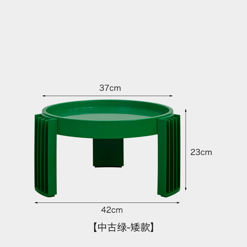 Mittelalterlicher kreativer Couchtisch aus Kunststoff, Ins-Kombinations-Couchtisch, für den Haushalt, Wohnzimmer, niedriger Tisch, Sofa, Beistelltisch 