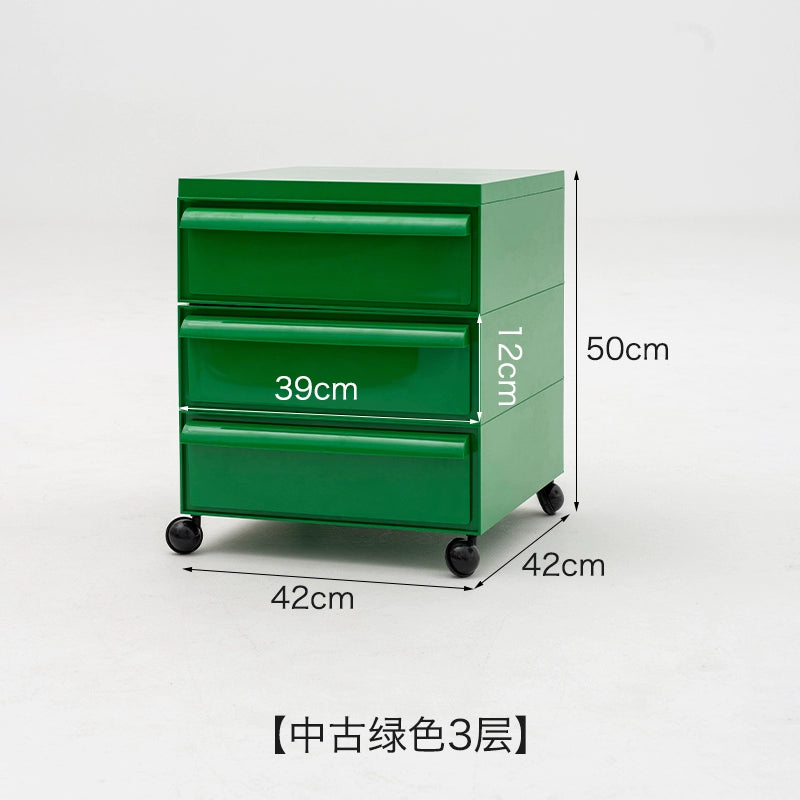 Mehrschichtiger Schlafzimmerschrank Internet-Promi-Nachttisch Ins Wind Antiker Lagerschrank Kleiner mobiler Schrank 