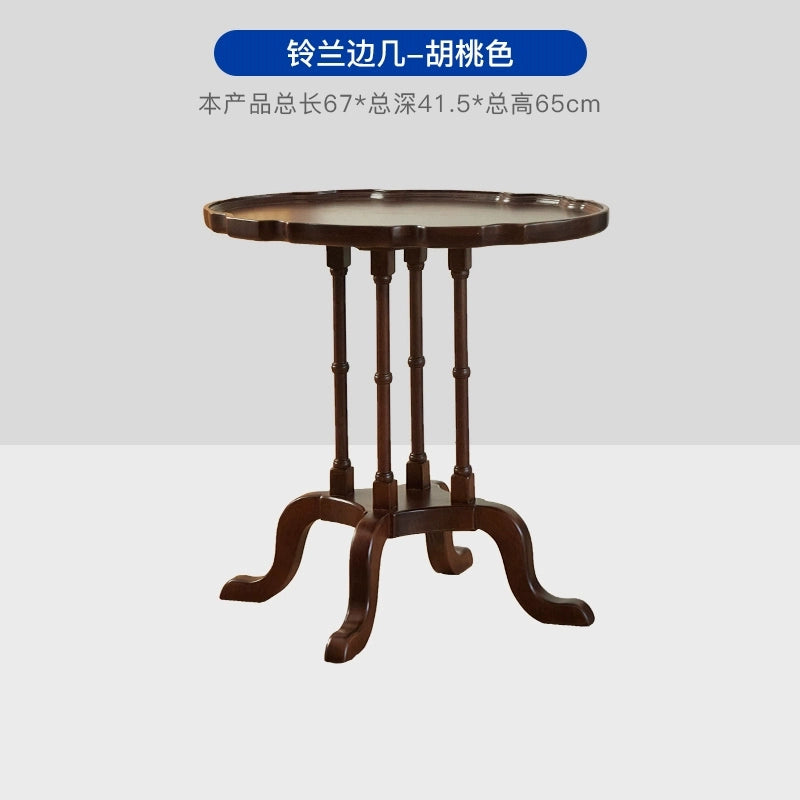 Cloud Edge Paar französischer Retro-Stil Massivholz Couchtisch Nordic Designer Sofa Balkon Ecke Paar kreativ 