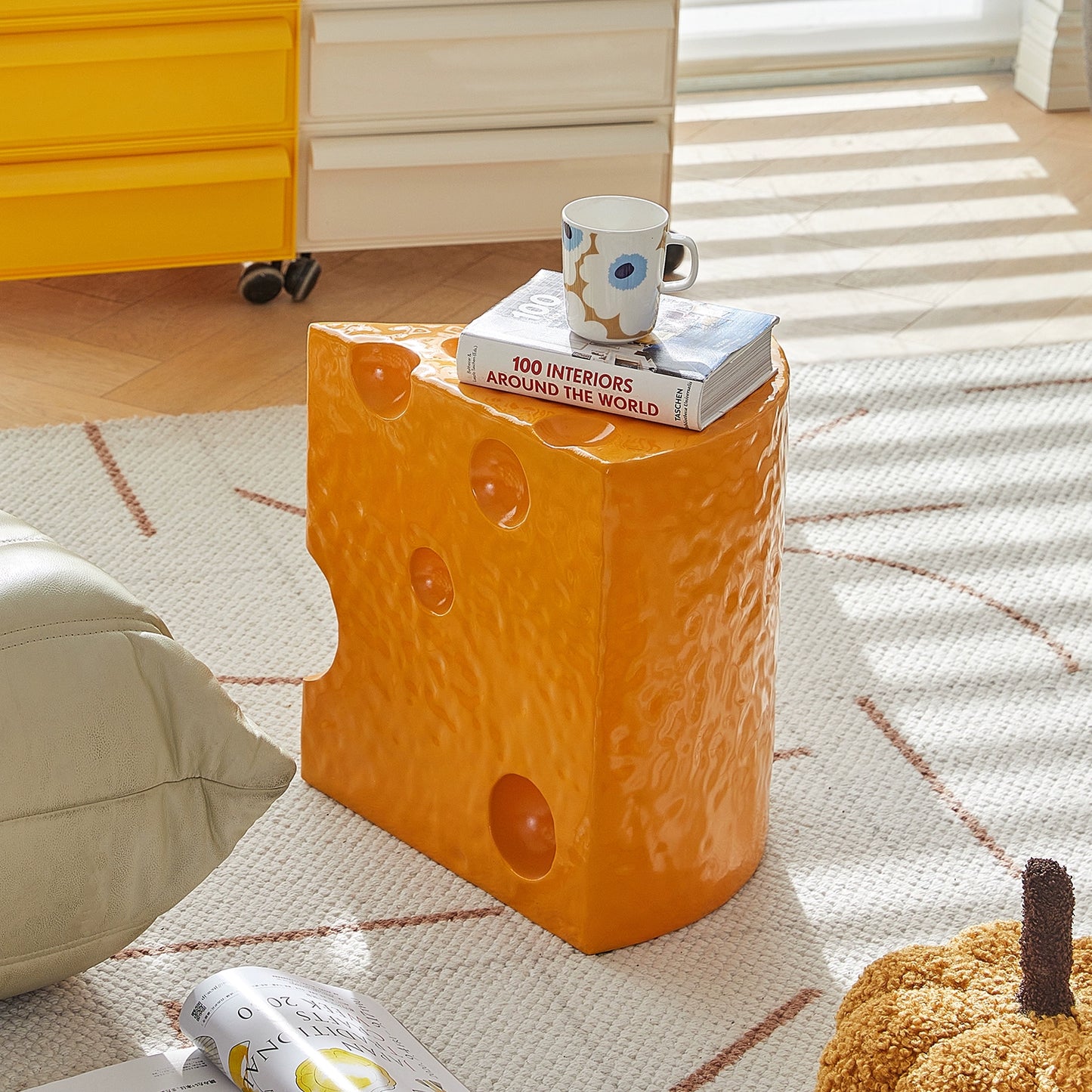 Käsehocker Ins Popularcreative niedriger Hocker Designer Käsekante paar Dekorationsornamente Schuhwechselhocker 