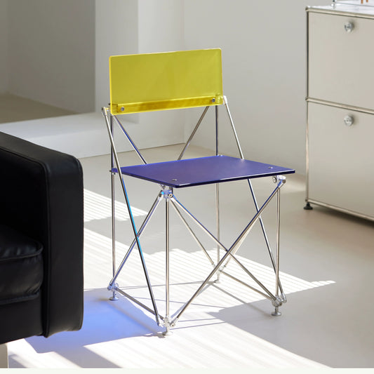 Acrylic Dining Chair Minimalist Transparent Leisure Chair Original Designer Chair Home Creative Ins Style
