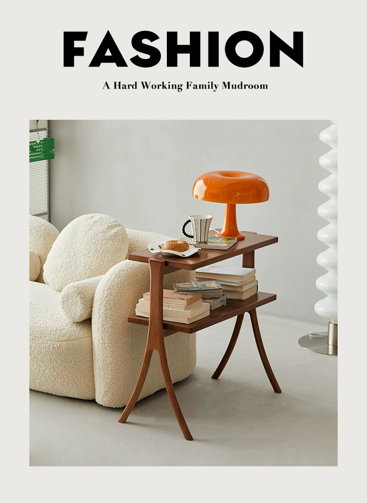 Mondlandekante, wenige Massivholzregale, Wabi Sandy Wind, Aufbewahrungsseitenschrank, antikes Fischgrätenmuster, kleines Bücherregal, Sattelleder 