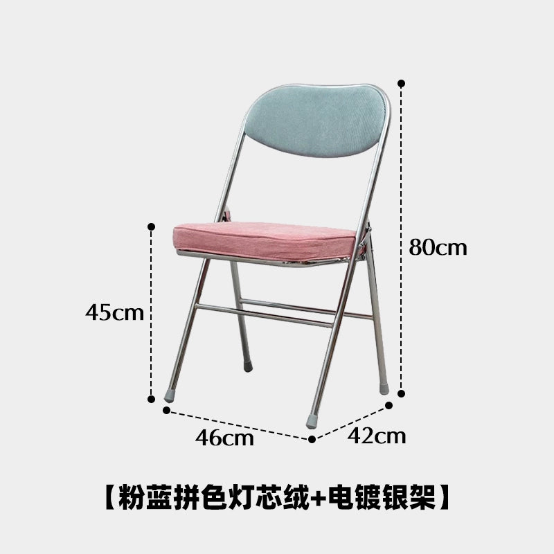 Retro restaurant stuhl antike cord klappstuhl Ins Popularcafe alten rückenlehne esszimmerstuhl 