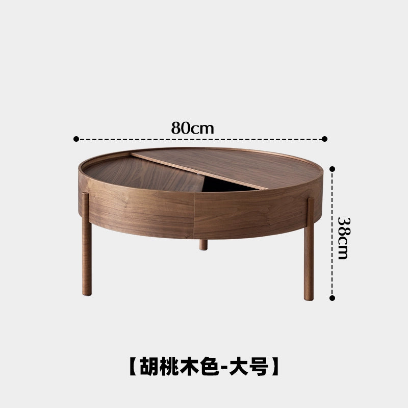 Log Wind Couchtisch Kleine Wohnung Lagerung Teetisch Wohnzimmer Haushalt Massivholz Niedriger Tisch Licht Luxus Fortgeschrittene Mittelalter 