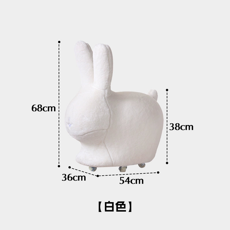 Kaninchen montieren abnehmbare niedlichen kinder stuhl kreative tier sitz Ins Popularfluff schuh ändern niedrigen hocker 