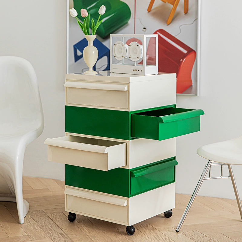 Mehrschichtiger Schlafzimmerschrank Internet-Promi-Nachttisch Ins Wind Antiker Lagerschrank Kleiner mobiler Schrank 