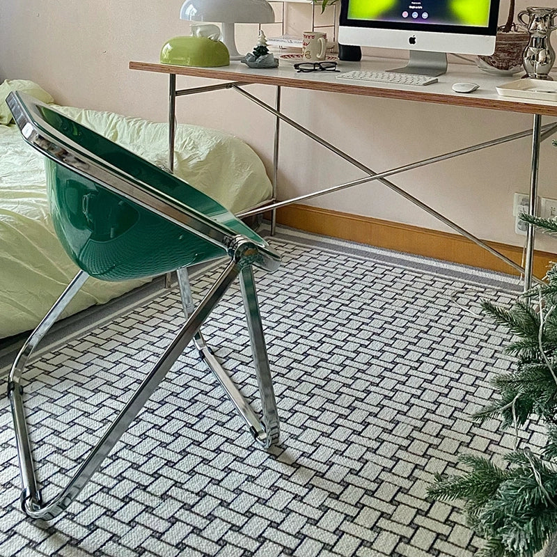 Kreative Acryl Transparent Klappstuhl Ins Wind Cafe Moderne Minimalistischen Outdoor Metall Stuhl 