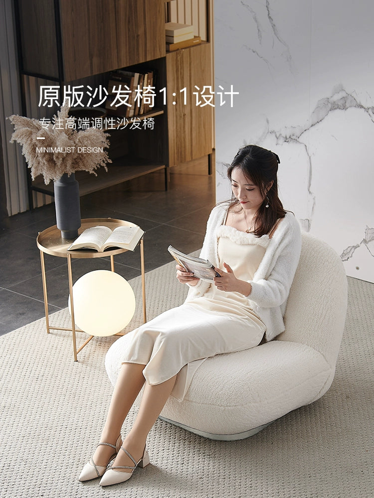 Nordic Lazy Sofa Chair Designer Creative Sydney Cashmere Minimalist Leisure Single Chair Ins Popular Single Sofa