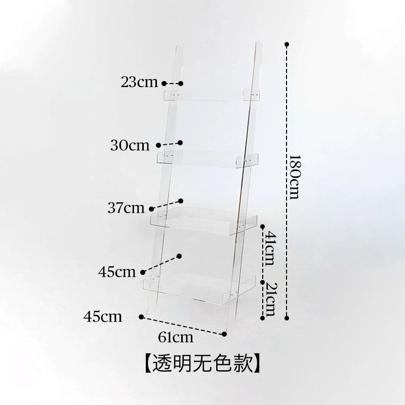 Acrylic Shelf Multi-layer ins Minimalist Home Display Rack Figure Blind Box Storage Cabinet Floor