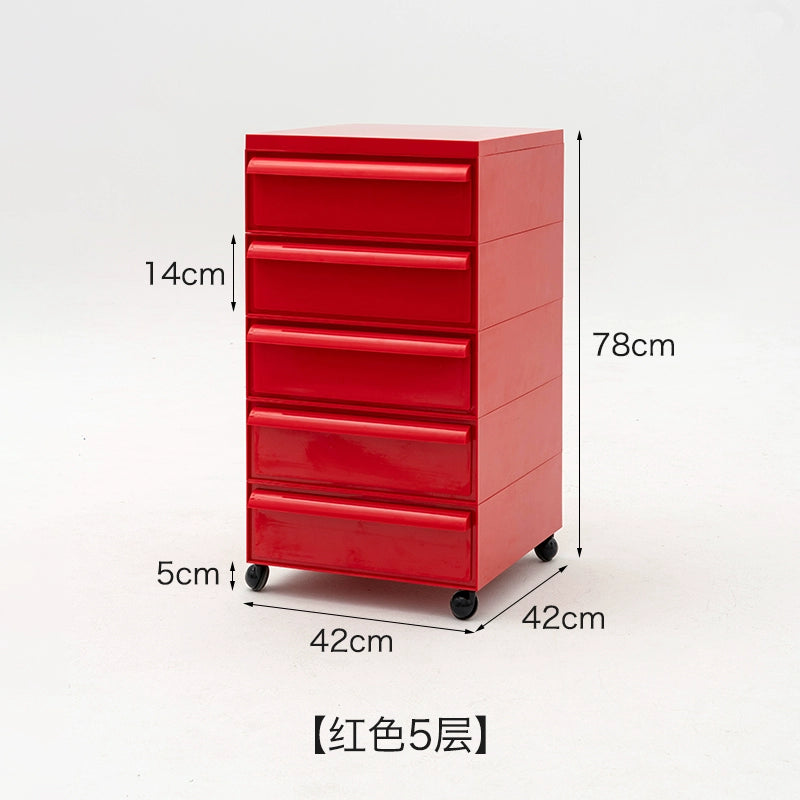 Mehrschichtiger Schlafzimmerschrank Internet-Promi-Nachttisch Ins Wind Antiker Lagerschrank Kleiner mobiler Schrank 